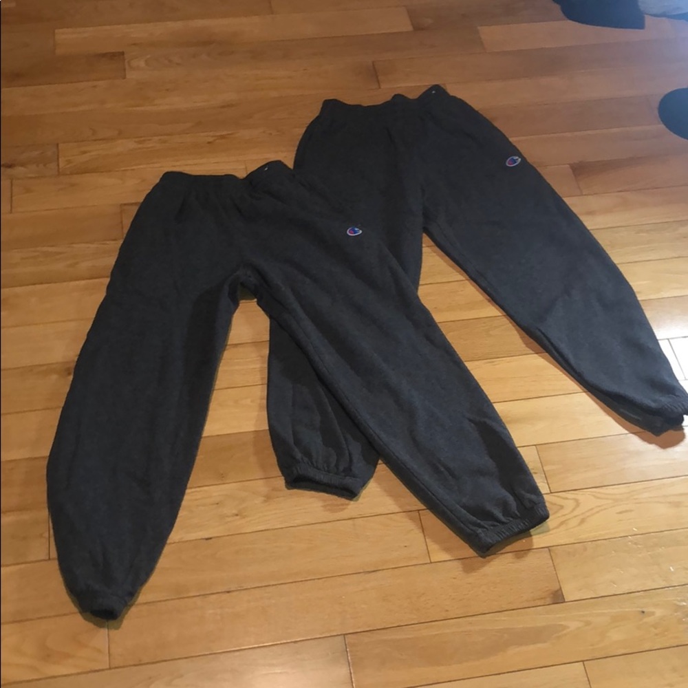 Two champion sweatpants